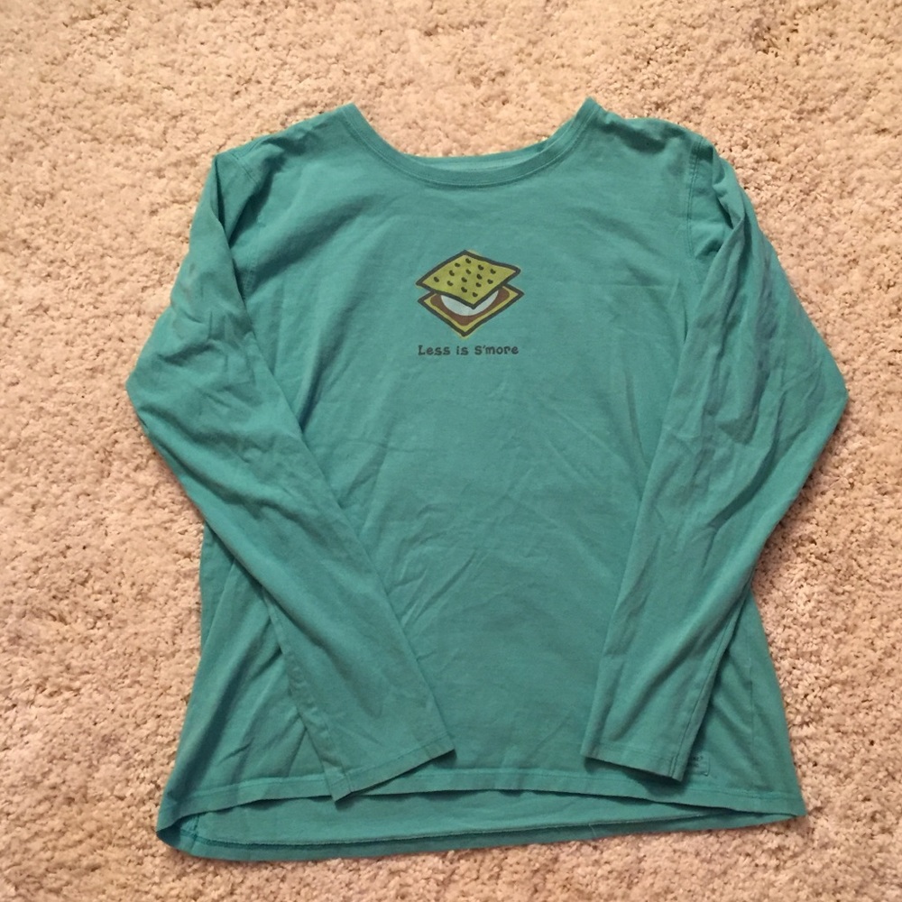 Life is Good s’mores shirt